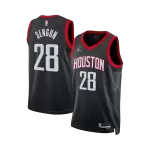 Men's Houston Rockets Şengün Black Swingman Jersey - Statement Edition - minejerseys