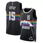 Men's Denver Nuggets Nikola Jokić Black Swingman Jersey 2025/26 - City Edition - minejerseys