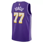Men's Los Angeles Lakers Luka Dončić Purple Swingman Jersey - Statement Edition - minejerseys