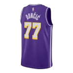 Men's Los Angeles Lakers Dončić Purple Swingman Jersey - Statement Edition - minejerseys