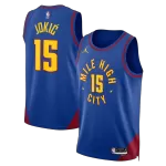 Men's Denver Nuggets Nikola Jokić Blue Swingman Jersey - Statement Edition - minejerseys