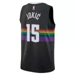 Men's Denver Nuggets Nikola Jokić Black Swingman Jersey 2025/26 - City Edition - minejerseys