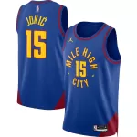 Men's Denver Nuggets Nikola Jokić Blue Swingman Jersey - Statement Edition - minejerseys