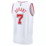 Men's Houston Rockets Kevin Durant White Swingman Jersey 2025/26 - City Edition - minejerseys
