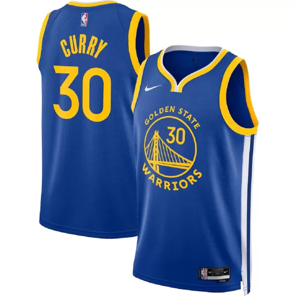 Men's Golden State Warriors Stephen Curry Royal Swingman Jersey - Icon Edition - minejerseys