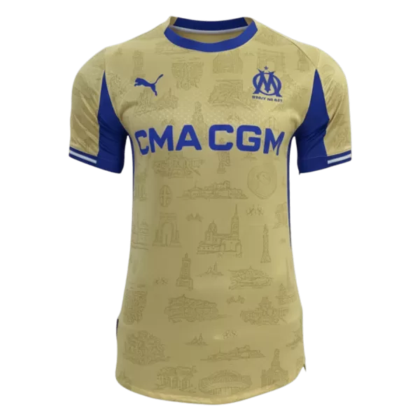 Marseille Fourth Away Match Jersey Player Version 2025/26 - minejerseys