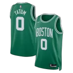 Men's Boston Celtics Tatum Green Swingman Jersey - Icon Edition - minejerseys