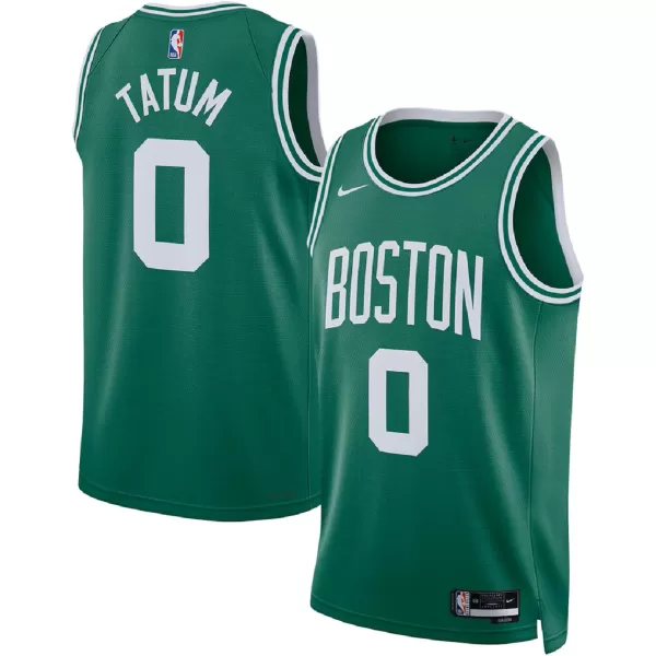 Men's Boston Celtics Jayson Tatum Green Swingman Jersey - Icon Edition - minejerseys
