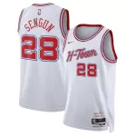 Men's Houston Rockets Alperen Şengün White Swingman Jersey 2025/26 - City Edition - minejerseys