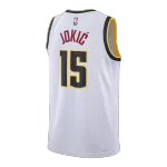 Men's Denver Nuggets Nikola Jokić White Swingman Jersey - Association Edition - minejerseys