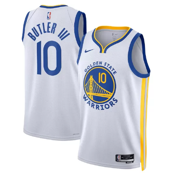 Men's Golden State Warriors Jimmy Butler White Swingman Jersey - Association Edition - minejerseys