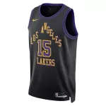 Men's Los Angeles Lakers Austin Reaves Black Swingman Jersey 2025/26 - City Edition - minejerseys
