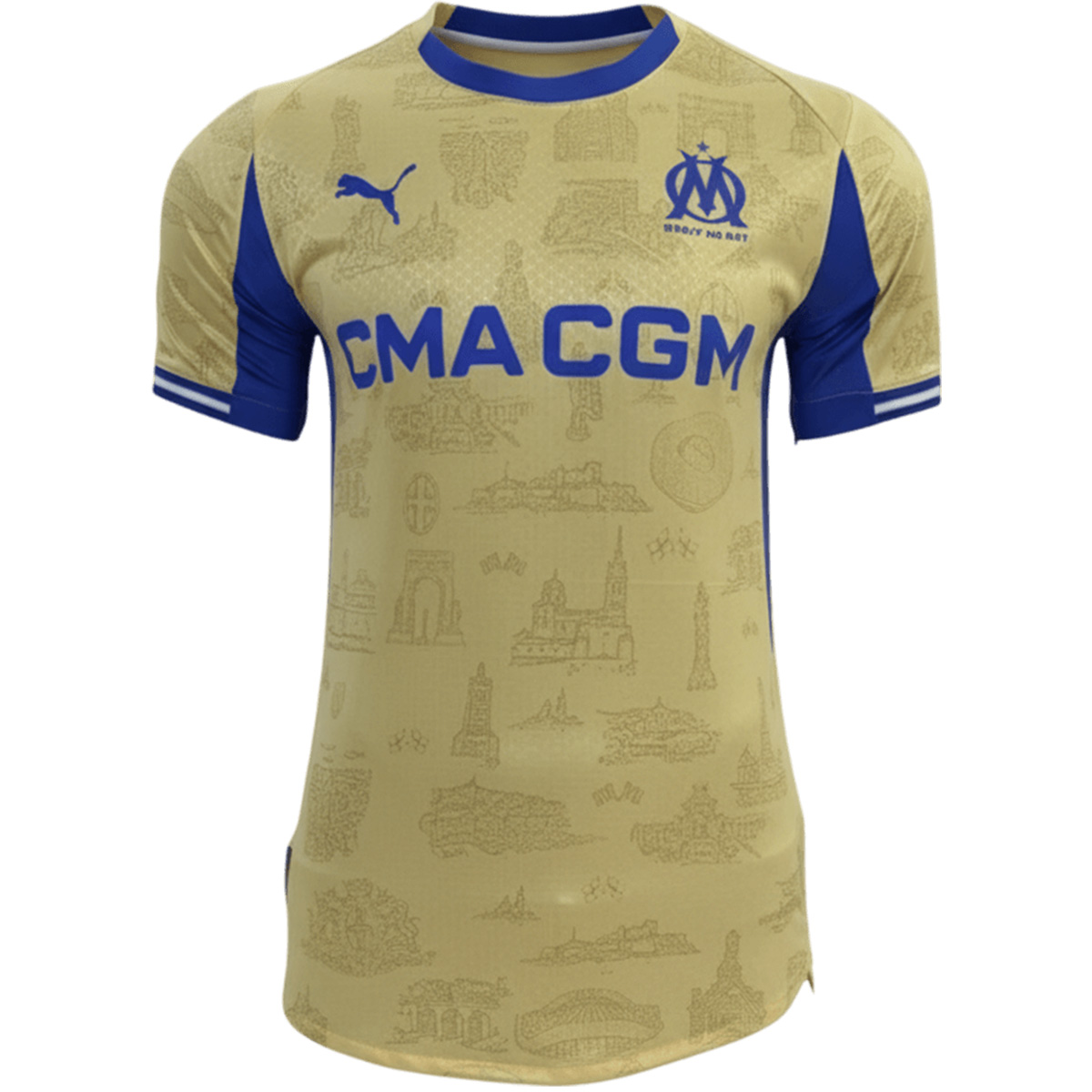 Marseille Fourth Match Jersey Player Version 2025/26