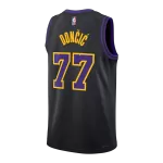 Men's Los Angeles Lakers Dončić Black Swingman Jersey 2025/26 - City Edition - minejerseys