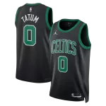 Men's Boston Celtics Tatum Black Swingman Jersey - Statement Edition - minejerseys