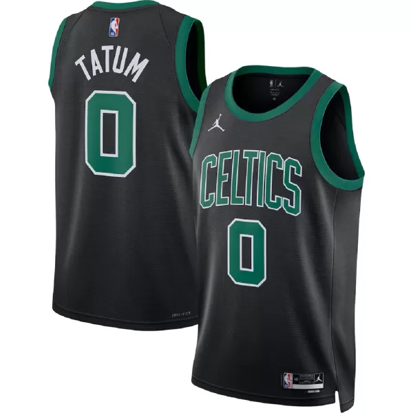 Men's Boston Celtics Jayson Tatum Black Swingman Jersey - Statement Edition - minejerseys