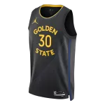 Men's Golden State Warriors Curry Black Swingman Jersey - Statement Edition - minejerseys