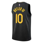 Men's Golden State Warriors Jimmy Butler Black Swingman Jersey - Statement Edition - minejerseys