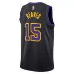 Men's Los Angeles Lakers Austin Reaves Black Swingman Jersey 2025/26 - City Edition - minejerseys