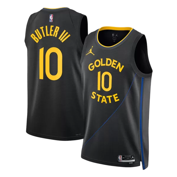 Men's Golden State Warriors Butler Black Swingman Jersey - Statement Edition - minejerseys