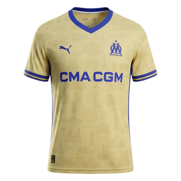Marseille Fourth Away Jersey 2025/26 - minejerseys