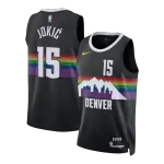 Men's Denver Nuggets Nikola Jokić Black Swingman Jersey 2025/26 - City Edition - minejerseys