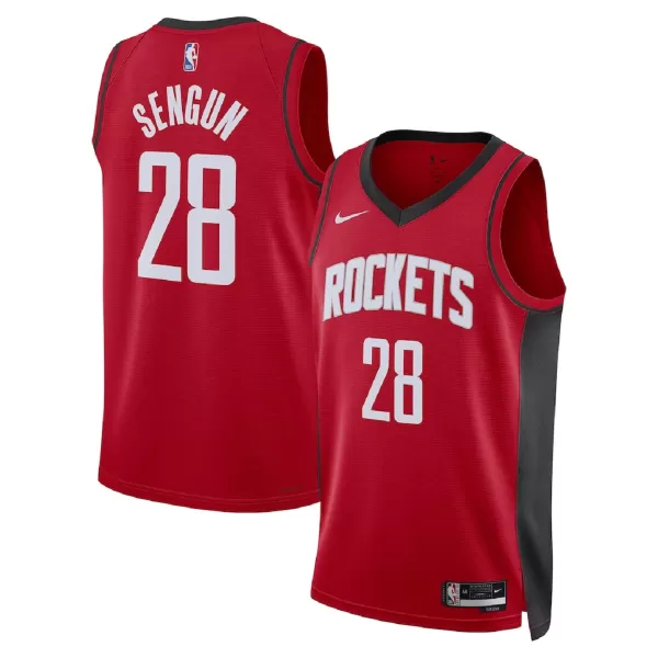 Men's Houston Rockets Alperen Şengün Red Swingman Jersey - Icon Edition - minejerseys