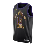 Men's Los Angeles Lakers Reaves Black Swingman Jersey 2025/26 - City Edition - minejerseys