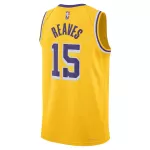 Men's Los Angeles Lakers Austin Reaves Gold Swingman Jersey - Icon Edition - minejerseys