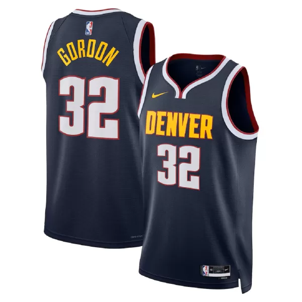 Men's Denver Nuggets Aaron Gordon Navy Swingman Jersey - Icon Edition - minejerseys