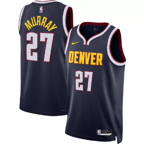 Men's Denver Nuggets Jamal Murray Navy Swingman Jersey - Icon Edition - minejerseys
