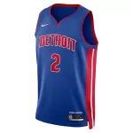Men's Detroit Pistons Cade Cunningham Blue Swingman Jersey - Icon Edition - minejerseys