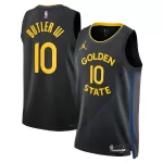 Men's Golden State Warriors Jimmy Butler Black Swingman Jersey - Statement Edition - minejerseys