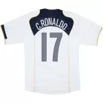 C.RONALDO #17 Retro Portugal Away Jersey Euro Cup 2004 - minejerseys