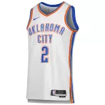 Men's Oklahoma City Thunder Gilgeous-Alexander #2 White Swingman Jersey - Association Edition - minejerseys