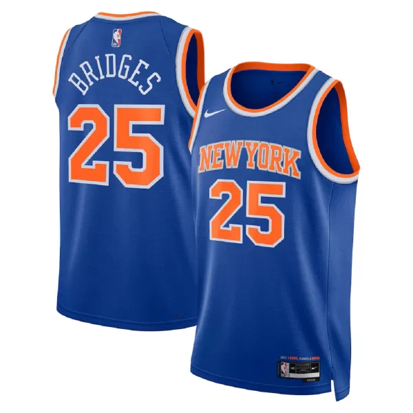 Men's New York Knicks Karl-Anthony Towns #32 Blue Swingman Jersey - Icon Edition - minejerseys
