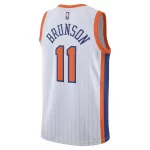 Men's New York Knicks Jalen Brunson #11 White Swingman Jersey - City Edition - minejerseys