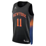 Men's New York Knicks Jalen Brunson #11 Black Swingman Jersey - Statement Edition - minejerseys