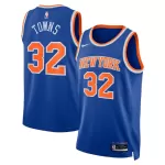 Men's New York Knicks Karl-Anthony Towns #32 Blue Swingman Jersey - Icon Edition - minejerseys