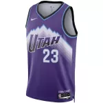 Men's Utah Jazz Lauri Markkanen #23 Purple Swingman Jersey - Icon Edition - minejerseys