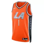 Men's Los Angeles Clippers James Harden #1 Orange Swingman Jersey 2025/26 - City Edition - minejerseys