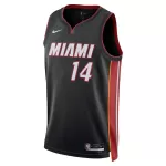 Men's Miami Heat Tyler Herro #14 Black Swingman Jersey - Icon Edition - minejerseys