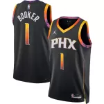 Men's Phoenix Suns Devin Booker #1 Black Swingman Jersey - Statement Edition - minejerseys