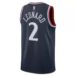 Men's Los Angeles Clippers Kawhi Leonard #2 Navy Swingman Jersey - Icon Edition - minejerseys