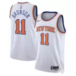 Men's New York Knicks Jalen Brunson #11 White Swingman Jersey - Association Edition - minejerseys