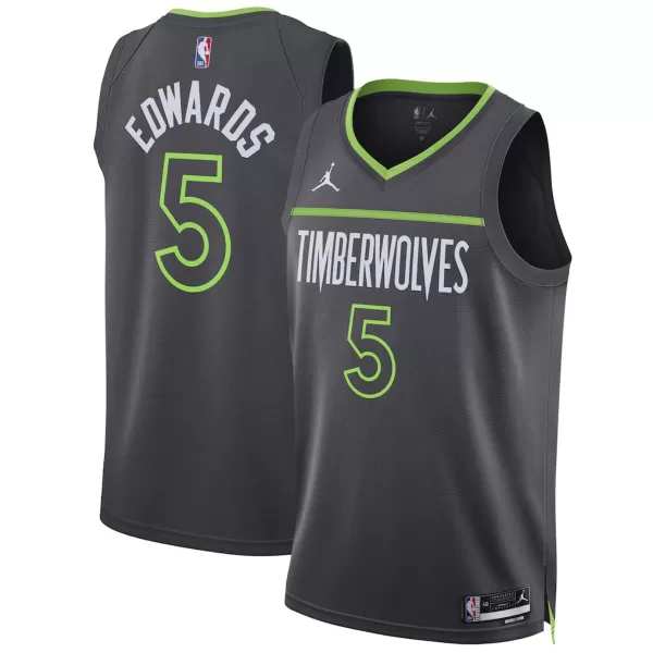 Men's Minnesota Timberwolves Anthony Edwards #5 Navy Swingman Jersey - Icon Edition - minejerseys
