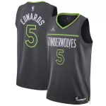 Men's Minnesota Timberwolves Anthony Edwards #5 Navy Swingman Jersey - Icon Edition - minejerseys
