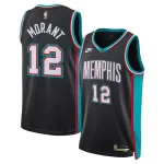 Men's Memphis Grizzlies Grizzlies Ja Morant #12 Black Swingman Jersey - Classic Edition - minejerseys