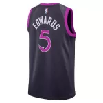 Men's Minnesota Timberwolves Anthony Edwards #5 Navy Swingman Jersey - Icon Edition - minejerseys