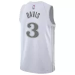Men's Dallas Mavericks Anthony Davis #3 White Swingman Jersey - City Edition - minejerseys